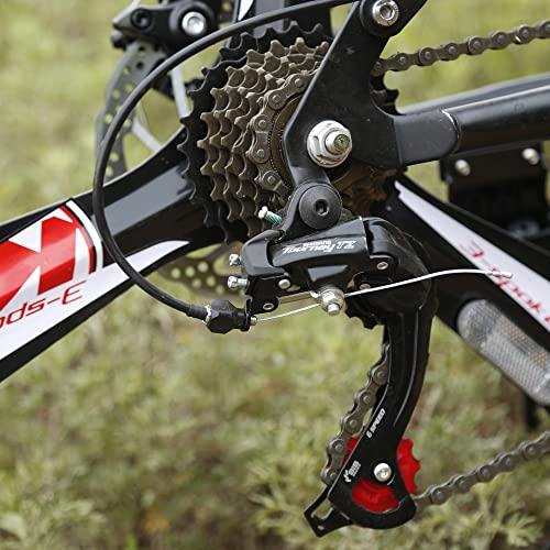 EUROBIKE 26" Mountain Bike Folding - 21 Speed / Red