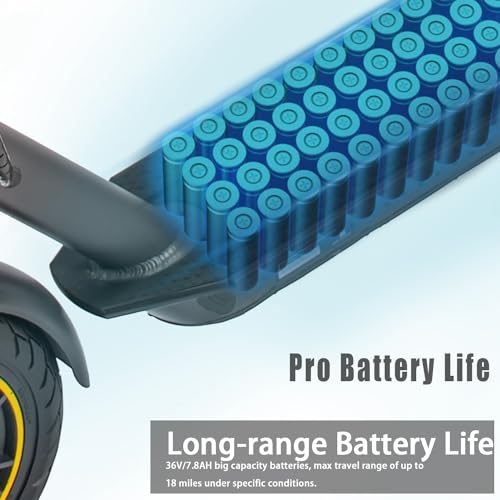 AVPLUS Electric KickScooter, 500W Motor, 10" Tires, Speed 19-22 Mph, 18-22 Miles Range