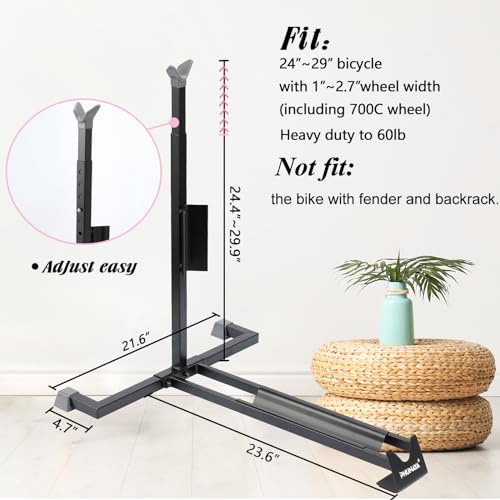 Vertical Bike Rack for Indoor Storage - PHUNAYA