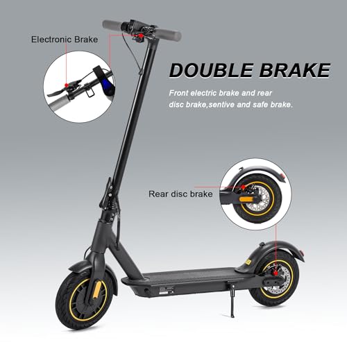 AVPLUS Electric KickScooter, 500W Motor, 10" Tires, Speed 19-22 Mph, 18-22 Miles Range