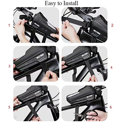WILD MAN Bike Bag: Waterproof Phone Holder for Bikes