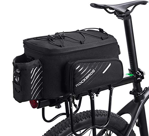 ROCKBROS 13L Cycling Rack Bag with Rain Cover