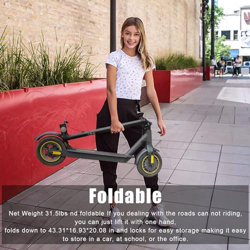 AVPLUS Electric KickScooter, 500W Motor, 10" Tires, Speed 19-22 Mph, 18-22 Miles Range