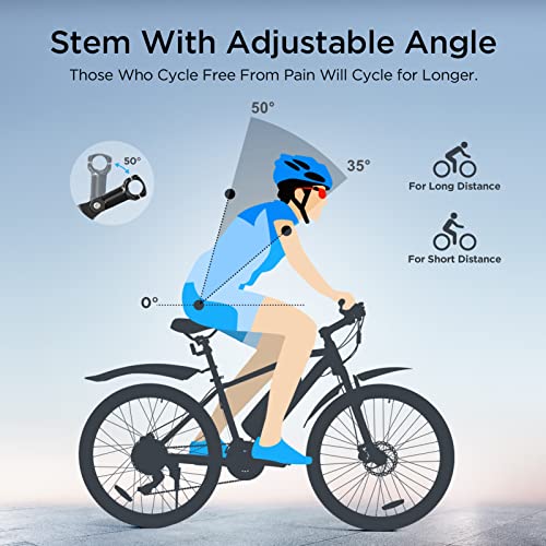 Electric Mountain Bike: Powerful, Fast-Charging, Removable Battery