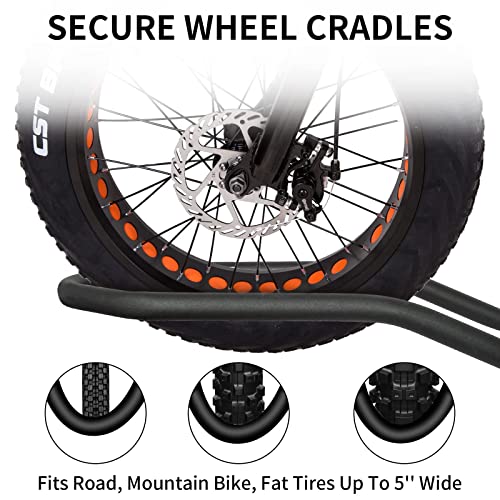 Wobble-Free Smart Tilting Hitch Bike Rack