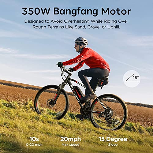 Electric Mountain Bike: Powerful, Fast-Charging, Removable Battery