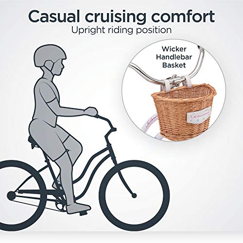 Schwinn Destiny Beach Cruiser Bike, Purple