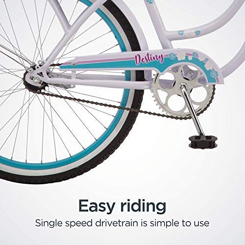 Schwinn Destiny Beach Cruiser Bike, Purple