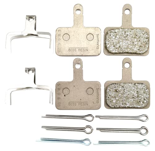 SHIMANO 2 Pairs Disc Brake Pads & Spring B01S-B03S (Resin)