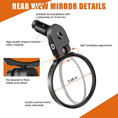 Arkham Bicycle Handlebar Mirror - Widely Viewed