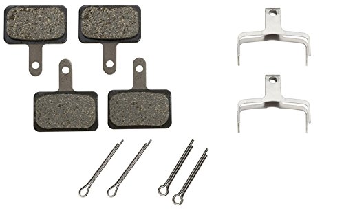 SHIMANO 2 Pairs Disc Brake Pads & Spring B01S-B03S (Resin)