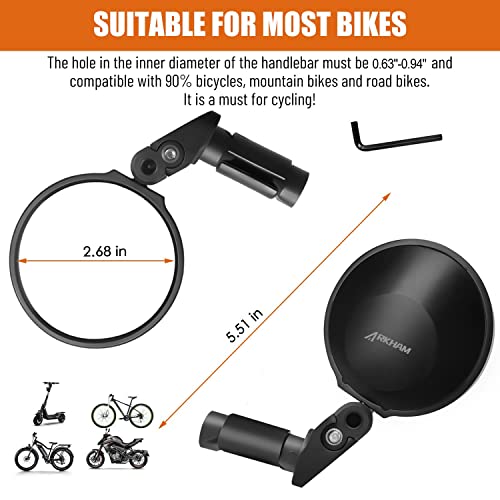 Arkham Bicycle Handlebar Mirror - Widely Viewed