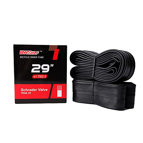 BWSHLF 27.5" Mountain Bike Inner Tubes (2 Pack), MTB Durable Butyl Rubber Bicycle Replacement Fit 2.1-2.4,Schrader 35mm