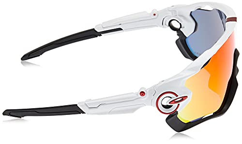 Oakley Jawbreaker Sunglasses, Prizm Road, Polished White/Black