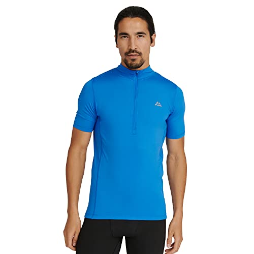 Men's Blue Cycling Jersey with Pockets - Danish Endurance