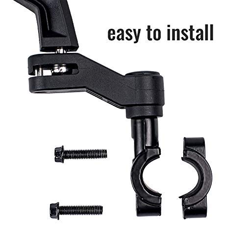 Nightfire Bike Mirrors - 360° Rotatable, Safe & Universal