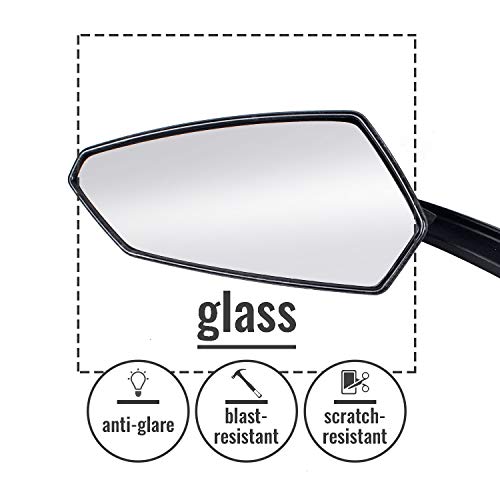 Nightfire Bike Mirrors - 360° Rotatable, Safe & Universal