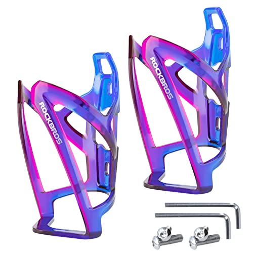 Ultra-Light Bike Bottle Cages with Tool (2 Pack)