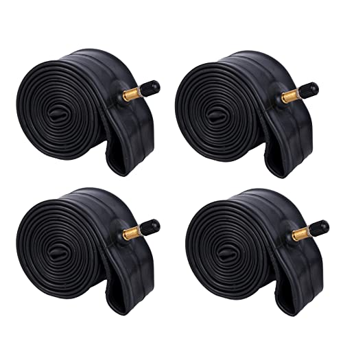 BWSHLF 29" Bike Tubes (4 Pack), MTB Bicycle Replacement Durable Butyl Rubber Fit 29x1.75/2.3, Schrader Valve 35mm