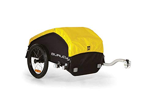 Aluminum Touring Bike Cargo Trailer, Yellow/Black