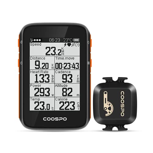 Wireless Cycling GPS Computer with Speed Sensor Bundle