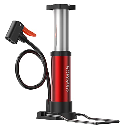 Portable Mini Bike Pump with Multiple Valves