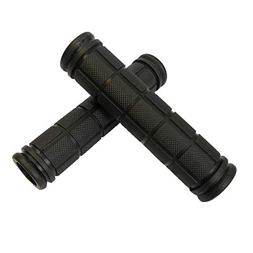 ABSOAR Cycling Bike Bar Grips Non-Slip Rubber Black Bicycle Handlebar Grips for Kids Adult Girls Boys Scooter Mountain Road Urban City Bike MTB BMX
