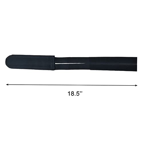 Adjustable Anti-Slip Bike Pedal Straps - Black