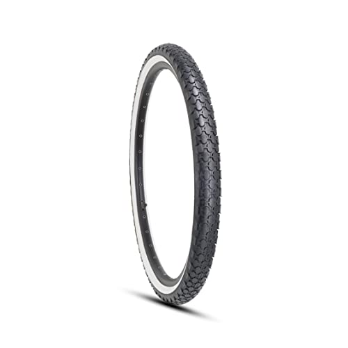 MOHEGIA Bike Tire,26" x 2.125" Folding Beach Cruiser Bicycle Replacement Tires/White Side Wall