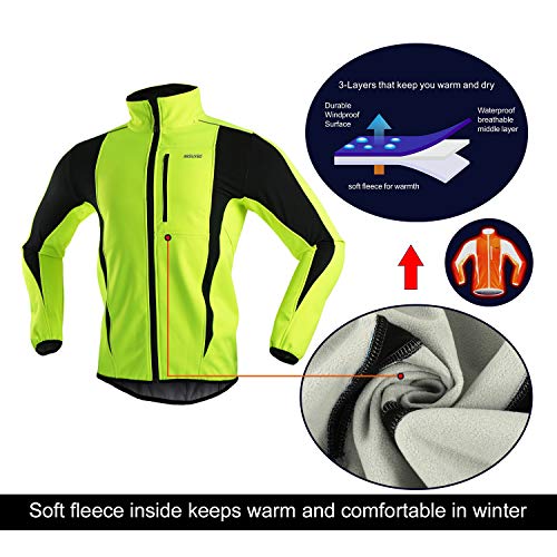 ARSUXEO Thermal Cycling Jacket - Green (L)