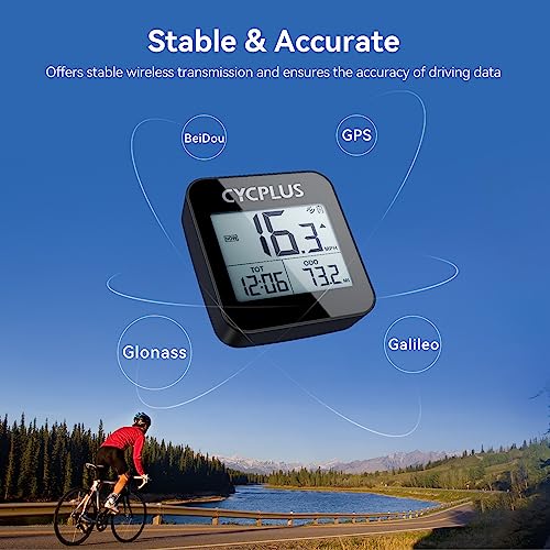 CYCPLUS Wireless GPS Bike Computer with Backlight