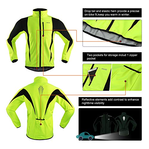 ARSUXEO Thermal Cycling Jacket - Green (L)