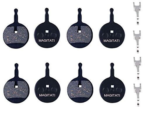 MAGITATI 4 Pairs Semi-Metallic Bicycle Disc Brake Pads for Avid Mechanical BB5, Smooth Braking, Low Noise, Long Life (Semi-Metallic)