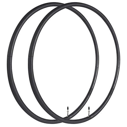 2 Pack 700C Road Bike Tubes 700 x 25/32C FV60 Long Presta Valve 28" 700C Bicycle Tubes Compatible with 700 x 25C 700x26C 700 x 28C 700 x 30C 700 x 31C 700 x 32C Road Bike Tire Tubes