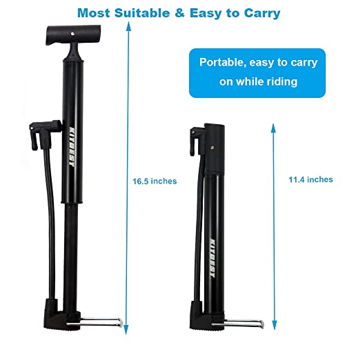 Portable Bike Pump for Presta and Schrader Valve