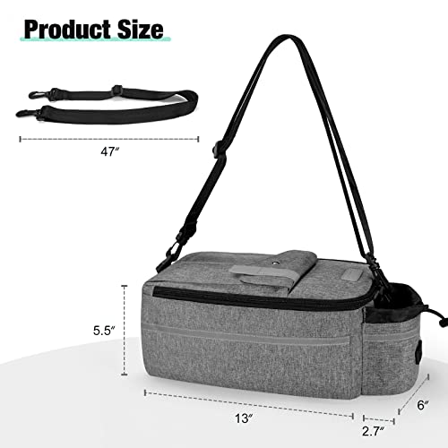 Water-Resistant Bike Rack Bag - 8L Capacity