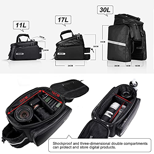 Bicycle Trunk Bag with Shoulder Strap