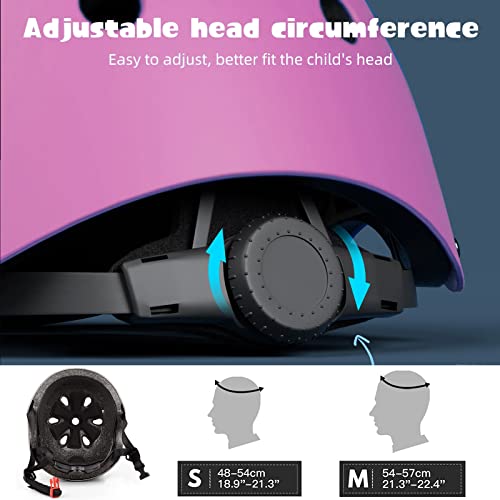 Child Bike Protection Set with Adjustable Helmet