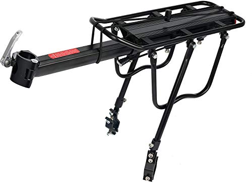Adjustable Bike Rear Rack - 110 lbs Capacity