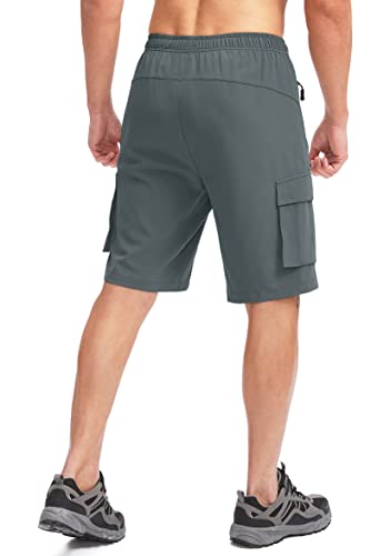Padded MTB Shorts with Zipper Pockets for Men
