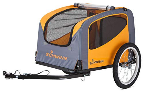 Schwinn Rascal Pet Trailer for Cycling, Orange