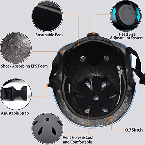 Child Bike Protection Set with Adjustable Helmet