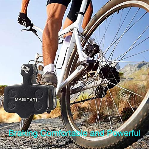 4 Pairs Semi-Metallic Bike Bicycle Disc Brake Pads Compatible with Sram Avid Elixir 1 3 5 7 9 R ER CR Mag Level TL T Sram XX X7 X9 XXWC DB1 DB3 DB5