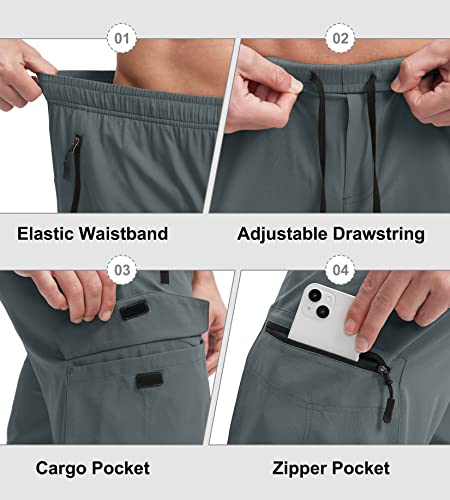Padded MTB Shorts with Zipper Pockets for Men