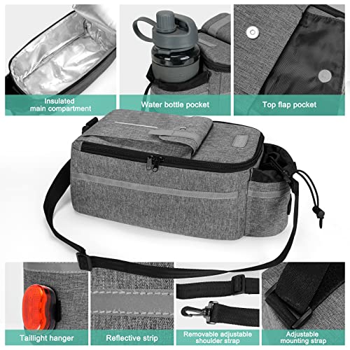 Water-Resistant Bike Rack Bag - 8L Capacity