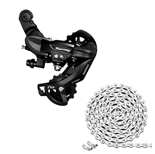 6/7 Speed Rear Derailleur and Chain Set for MTB/BMX