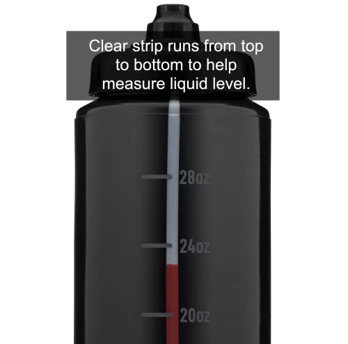 4-Pack 32oz Hydra Squeeze Water Bottles - BPA-Free
