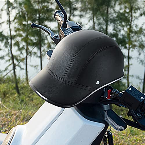 Adjustable Adult Bike Helmet - Leather ABS Safety