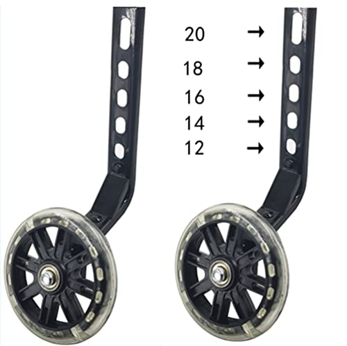 Kids' Flash Training Wheels for Bikes (Black)