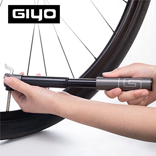GIYO Presta Valve Bike Pump | Portable & Strong